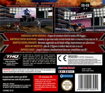 MX vs. ATV Extreme Limite (France) box cover back